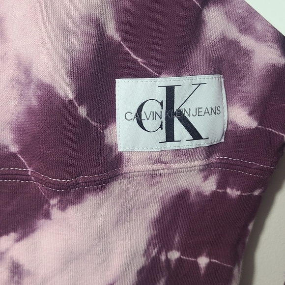 Calvin Klein Jeans Purple tie dye Sweatshirt - Picture 3 of 4